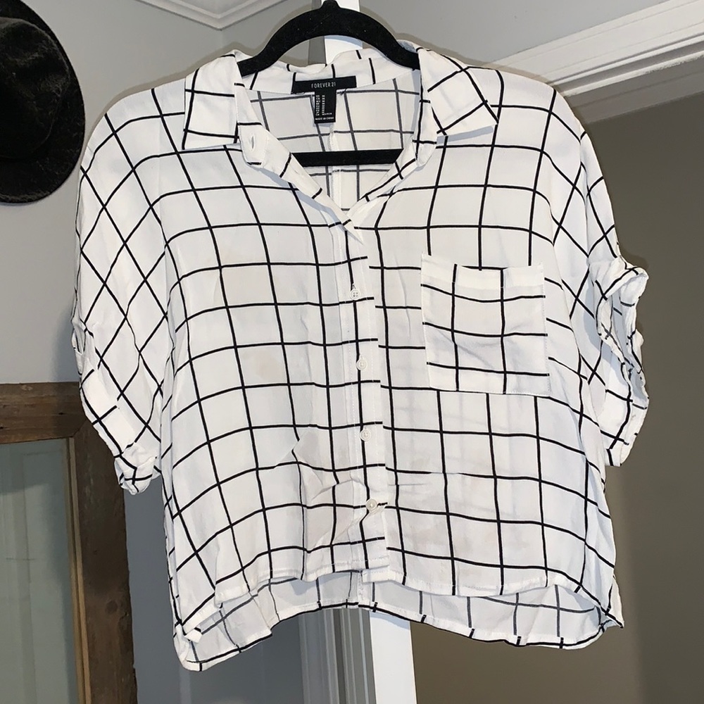 Cropped blouse